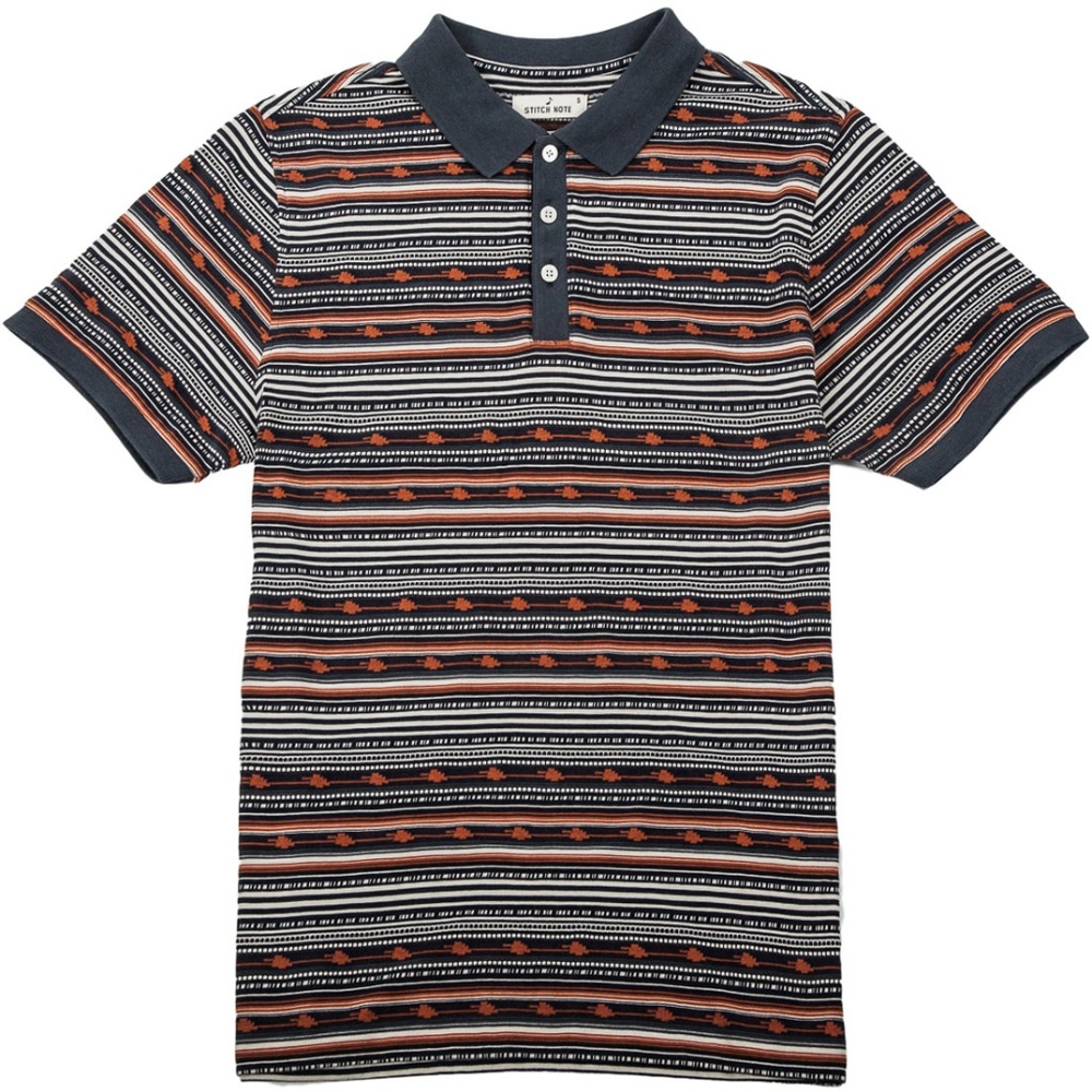 Stitch Note Vintage Jaquard Polo